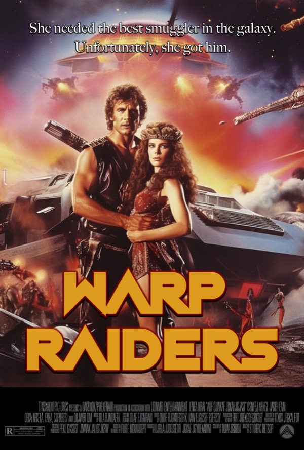 warp raiders movie poster